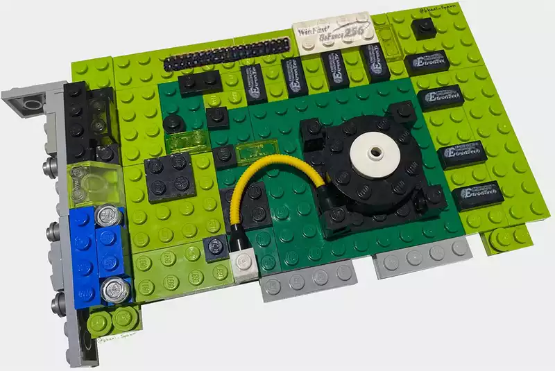 Someone has built one of the most important GPUs in the history of 3D graphics out of LEGO.