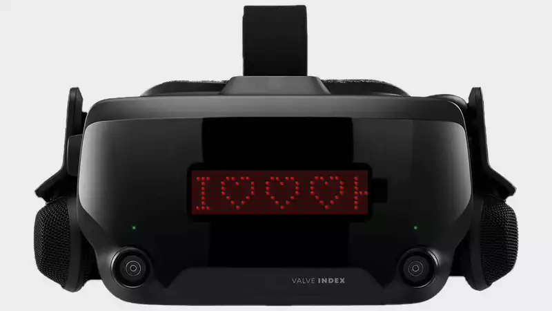 This Valve Index mod allows you to display custom messages on your VR headset.