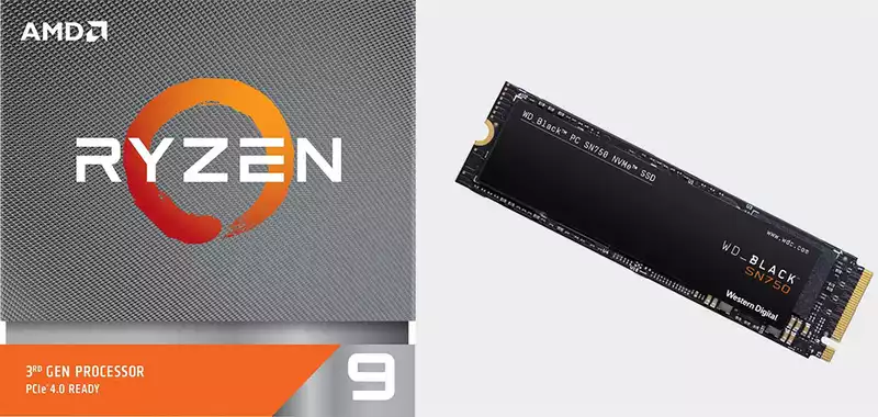 This AMD Ryzen 9 3900X CPU and SSD bundle sells for $449.98.