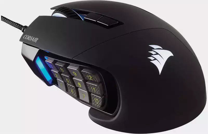 Corsair upgrades 17-button Scimitar mouse, available for $80