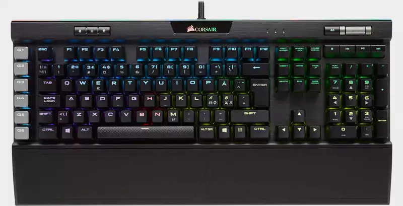 Corsair's feature-rich Platinum K95 mechanical keyboard on sale for $110