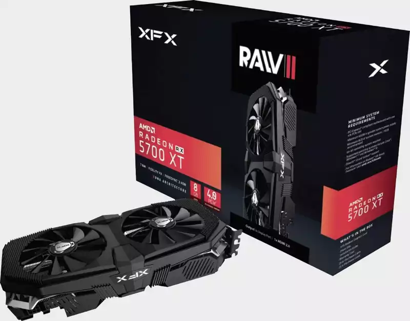 This Radeon RX 5700 XT card is the cheapest in the deal.