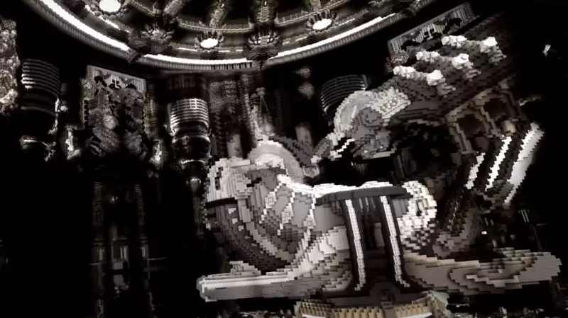 How to make Minecraft look like you're in H.R. Giger's theme park