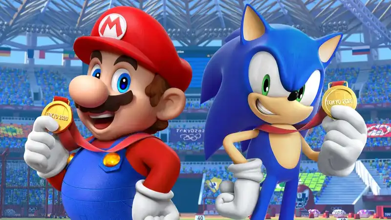 Hollywood Billionaires Mario and Sonic No Longer Olympic-Fit